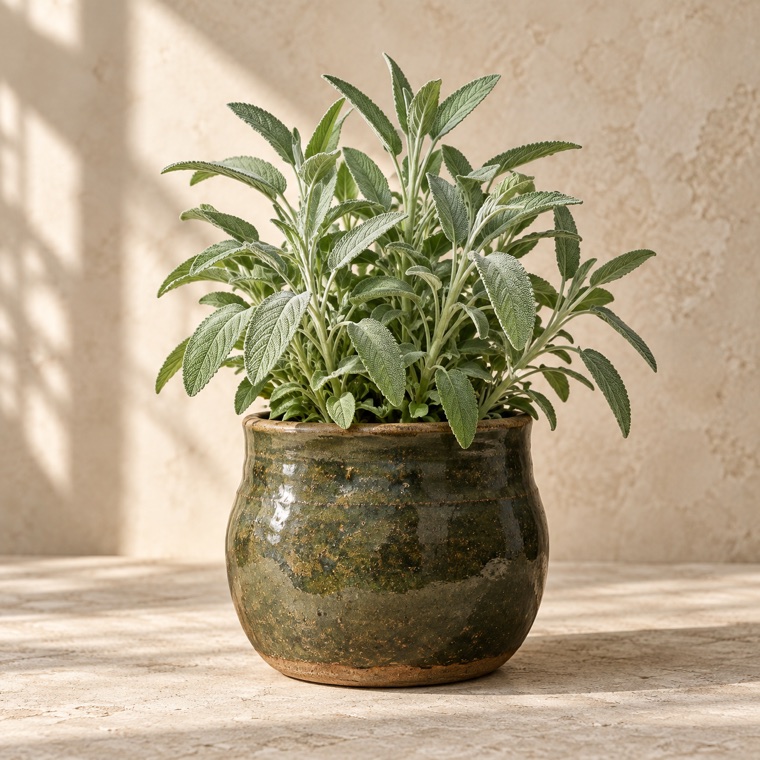 Pottery pairing idea for Sage; exact finished piece is confirmed before an order