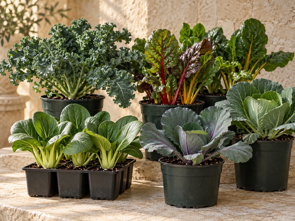 Growing collection portrait for Cooking greens & brassicas
