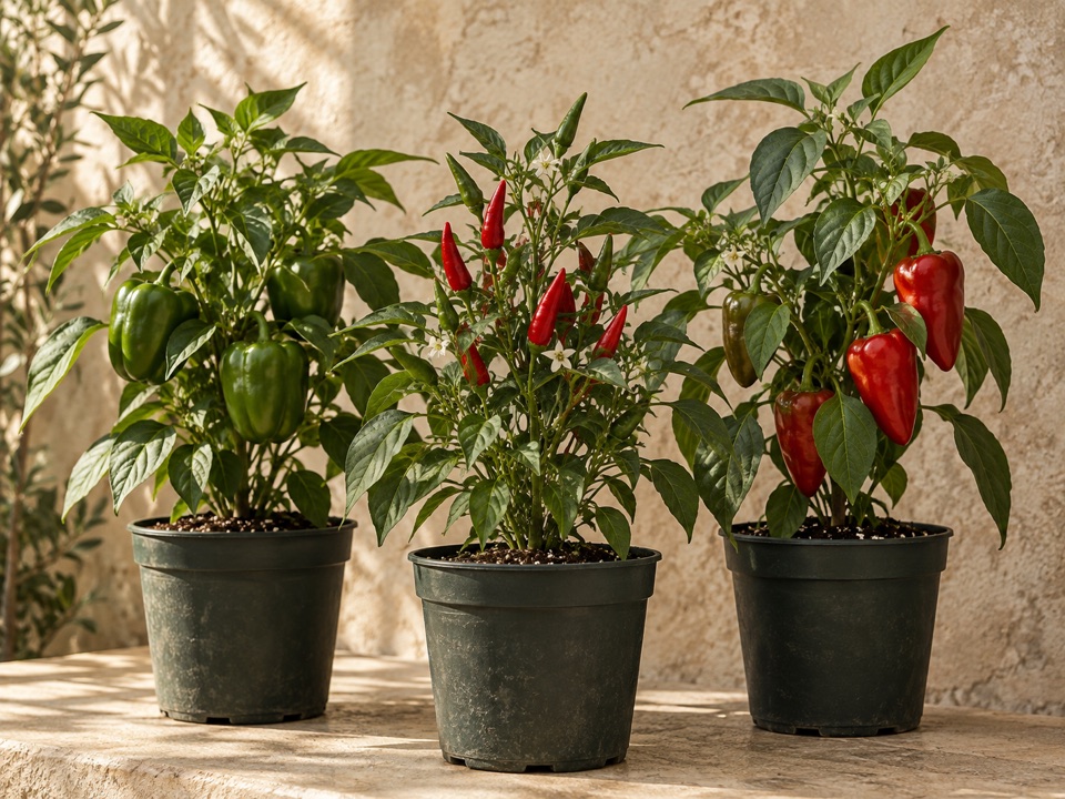 Growing collection portrait for Sweet & fiery peppers