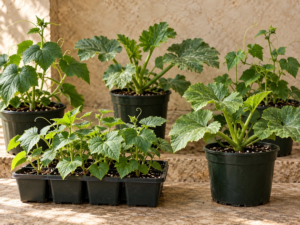 Growing collection portrait for Vines, squash & cucumber